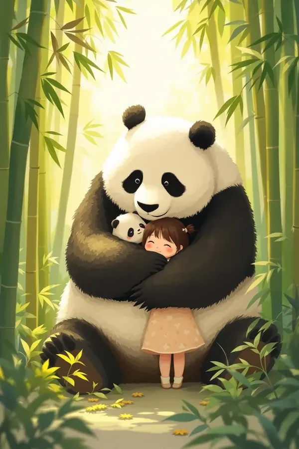 温暖的熊猫